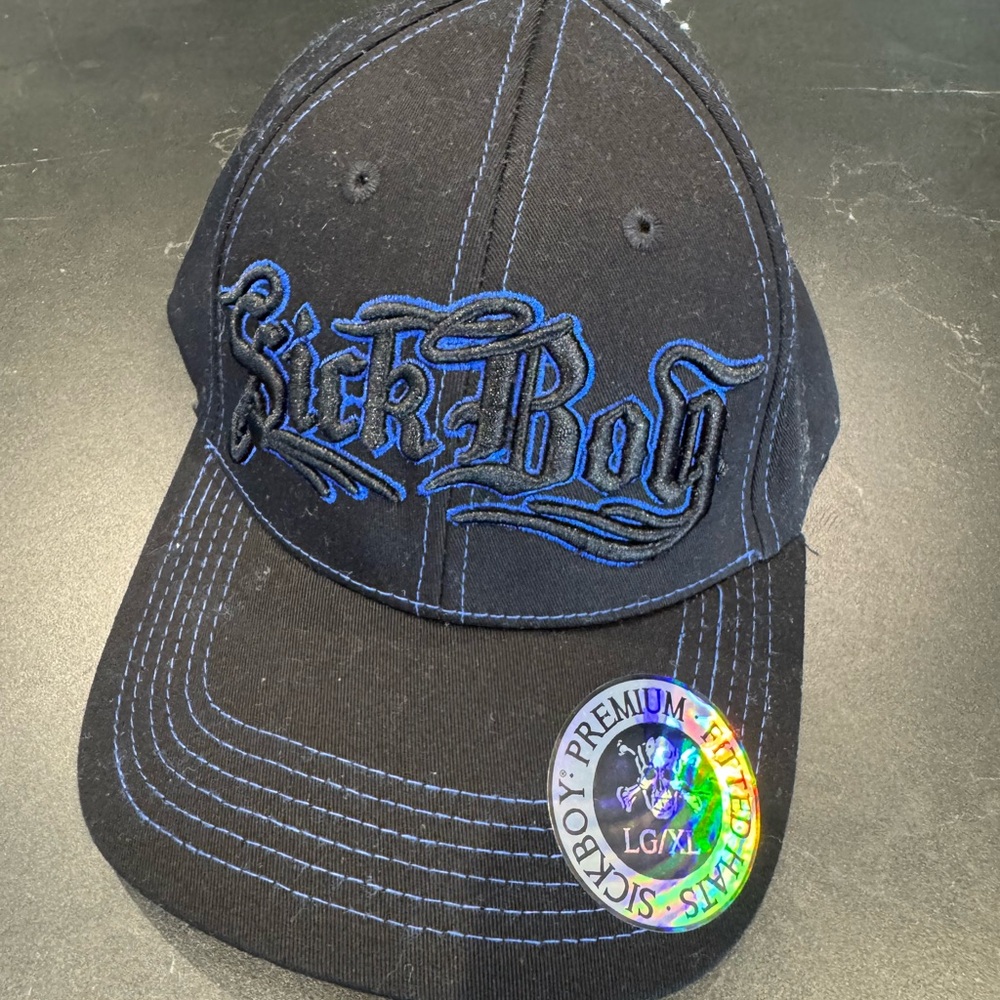 Sick Boy Black and Blue Cap